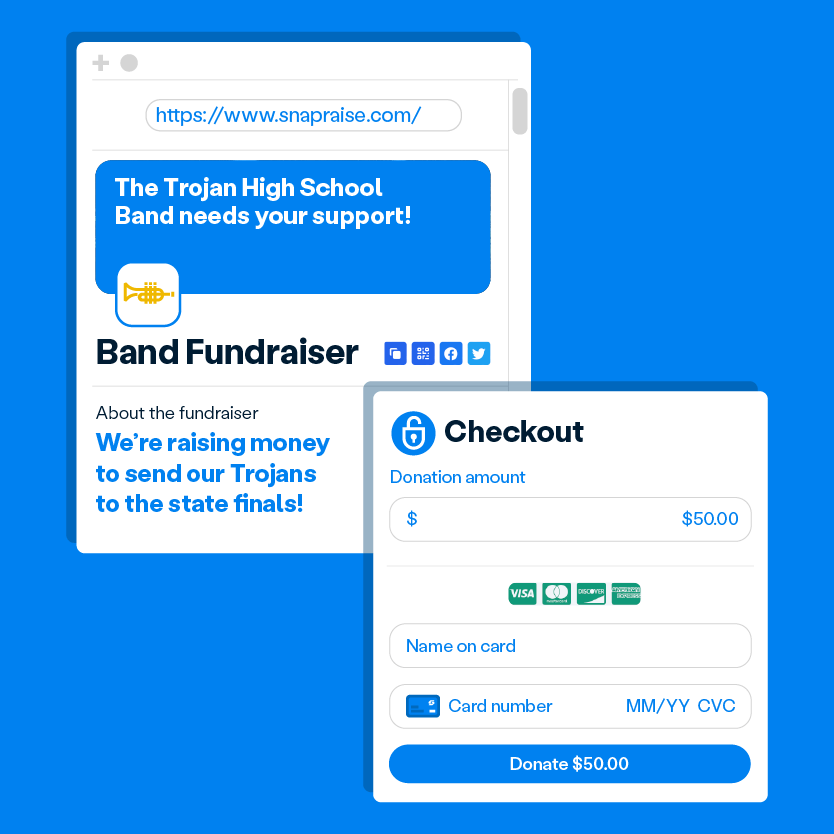 screenshot of checkout page