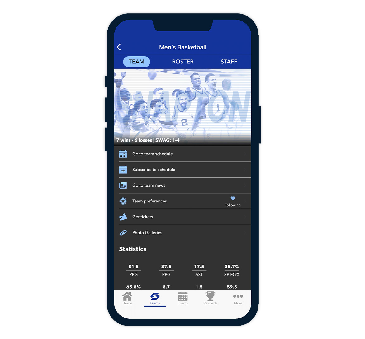 FanXProductUpdates_Lander-Phone Fanx screenshot depicting Subscribe to Schedules