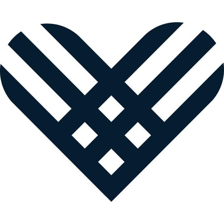 heart shaped logo