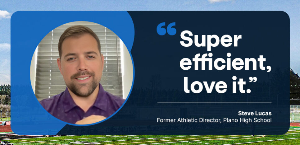 Quote from Steve Lucas. "Super efficient, love it."