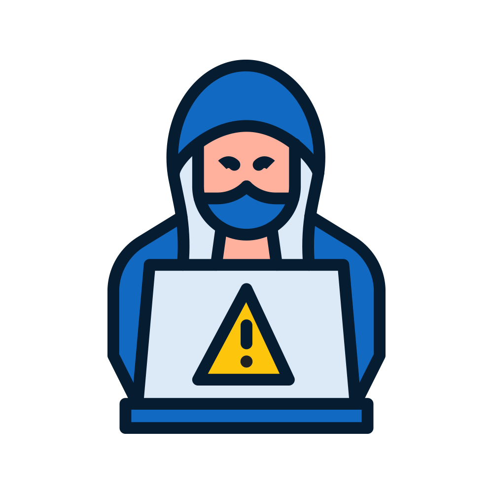 Cyberattack icon