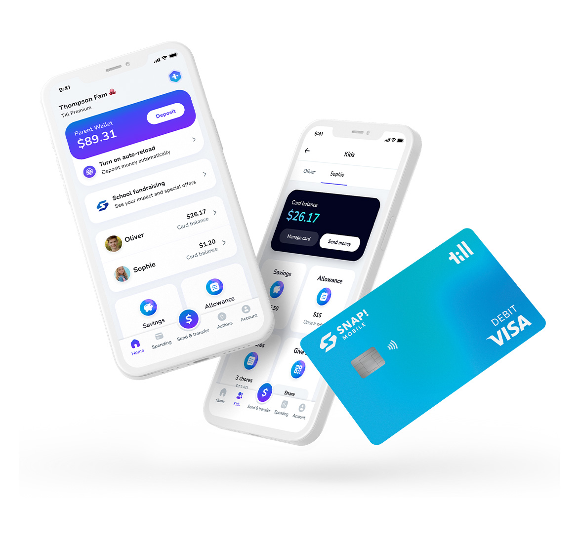 Snap! Mobile Debit Card powered by Till Financial