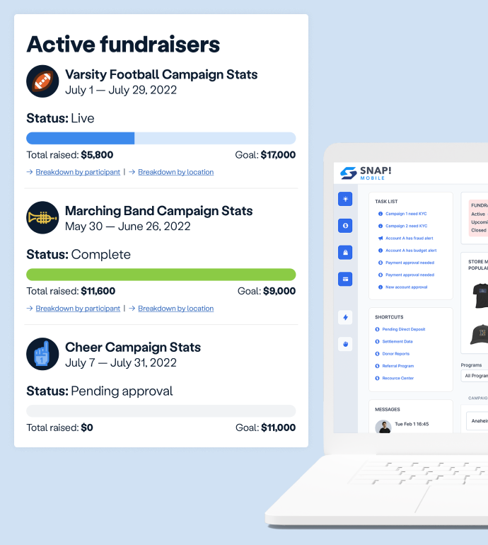 Fundraise online, not in person.