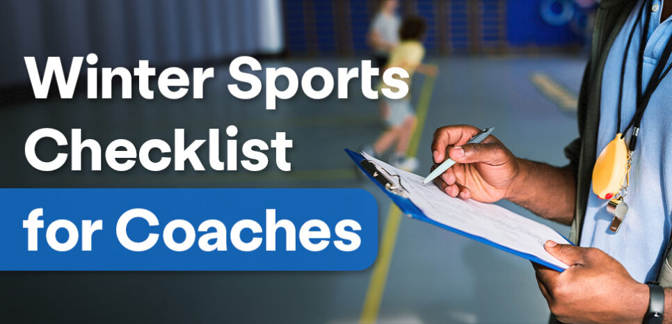 Coach holding cllipboard