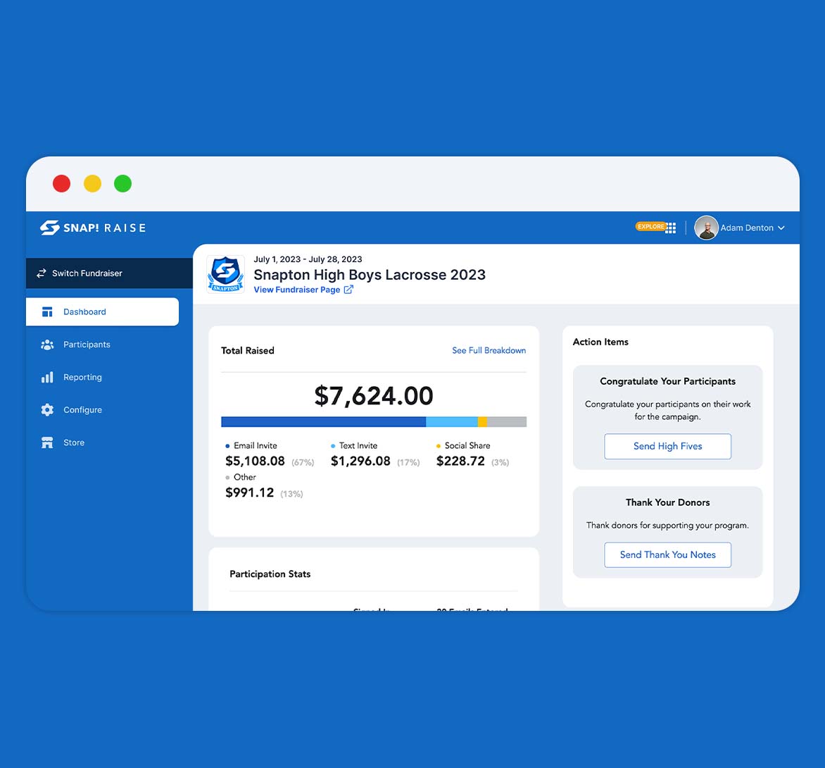 custom-sports-fundraising Online Fundraising