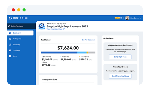 Snap! Raise online fundraising