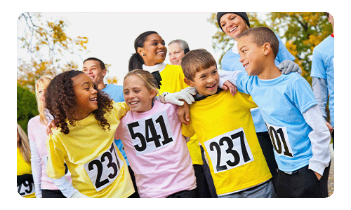 Walk-a-thons and fun runs